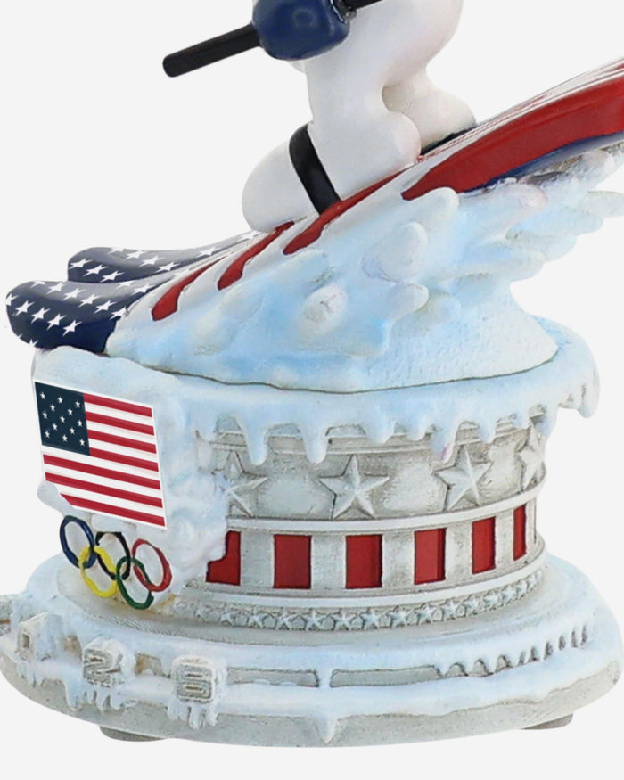 Team USA Snoopy Peanuts Ski Jump Mini Bobblehead FOCO - FOCO.com