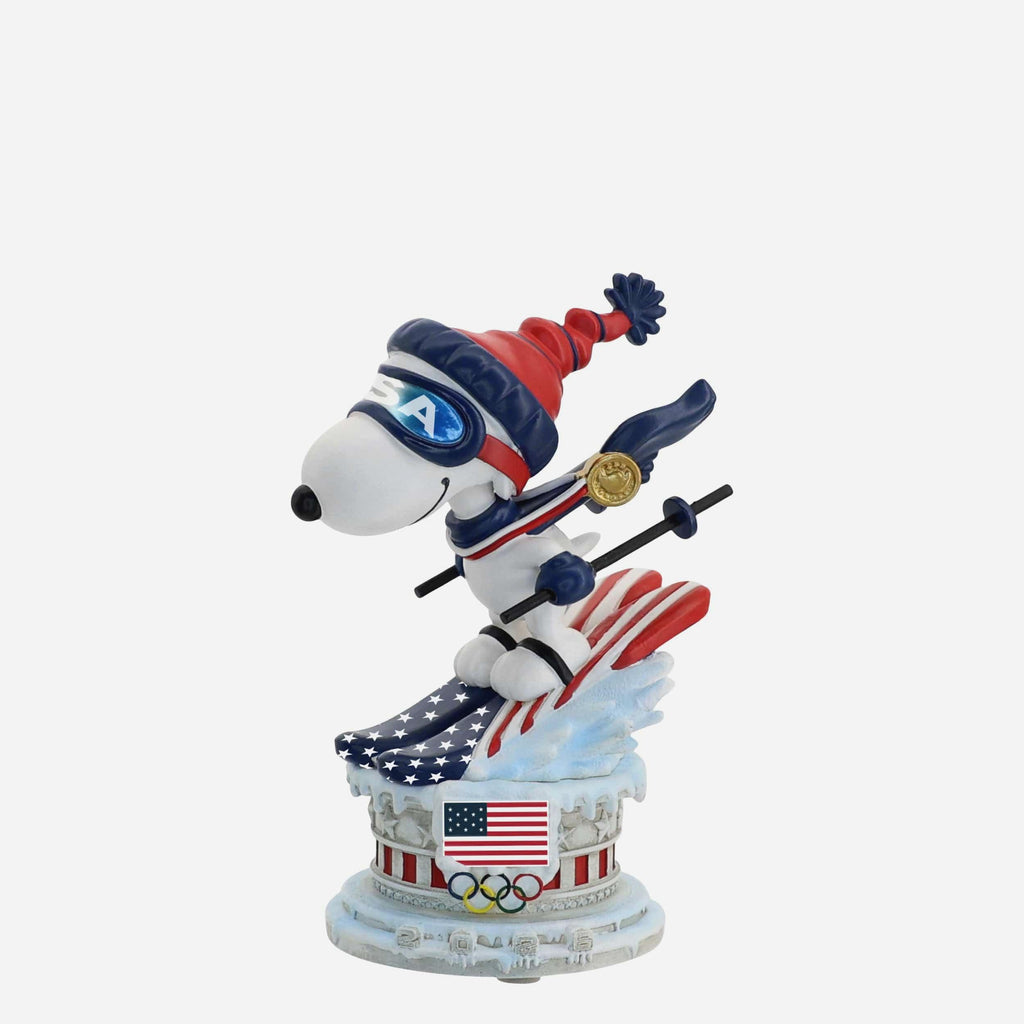 Team USA Snoopy Peanuts Ski Jump Mini Bobblehead FOCO - FOCO.com