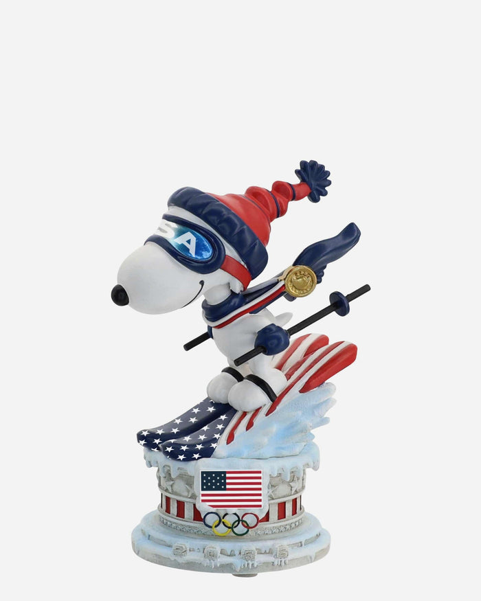 Team USA Snoopy Peanuts Ski Jump Mini Bobblehead FOCO - FOCO.com