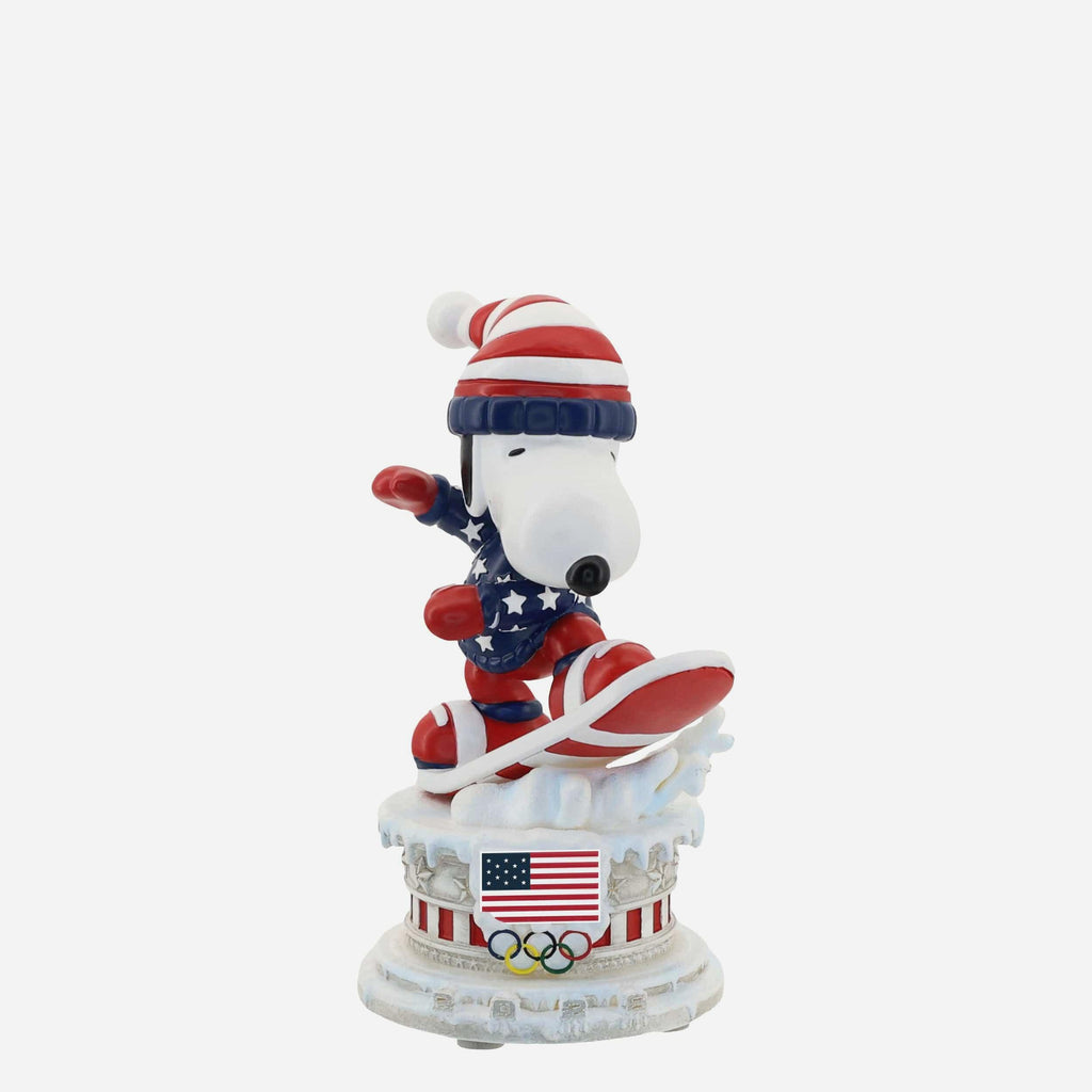 Team USA Snoopy Peanuts Snowboarding Mini Bobblehead FOCO - FOCO.com