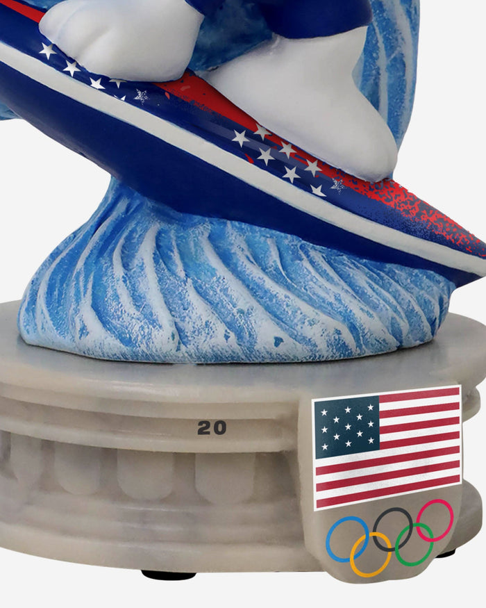 Team USA Snoopy Peanuts Surfing Mini Bobblehead FOCO - FOCO.com