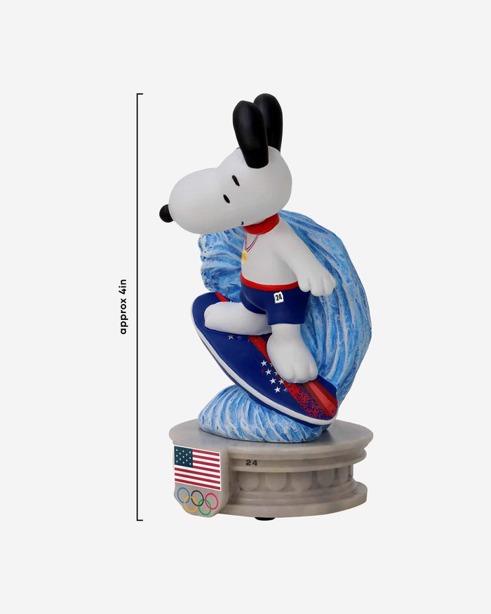 Team USA Snoopy Peanuts Surfing Mini Bobblehead FOCO - FOCO.com