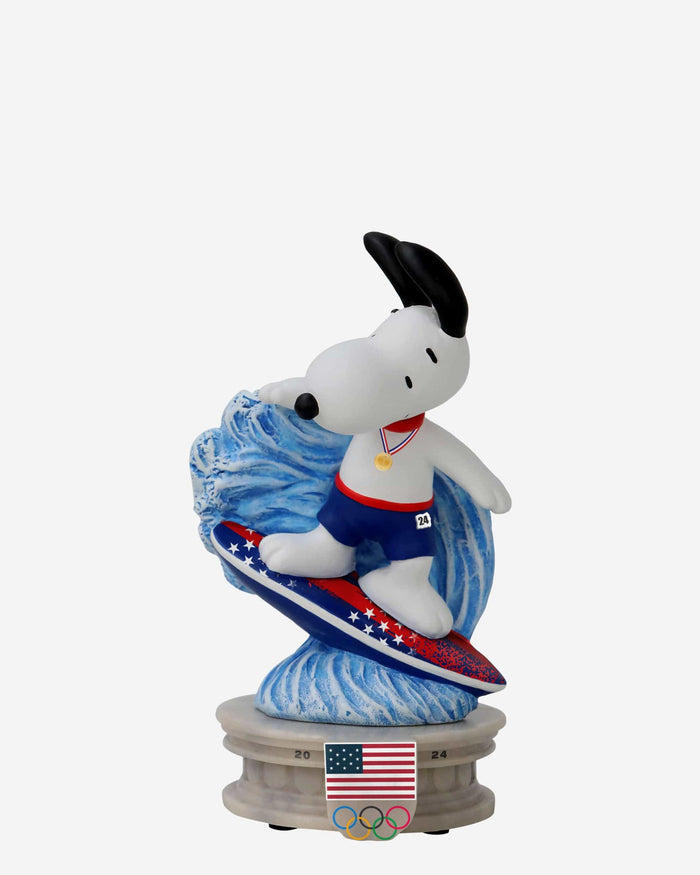 Team USA Snoopy Peanuts Surfing Mini Bobblehead FOCO - FOCO.com