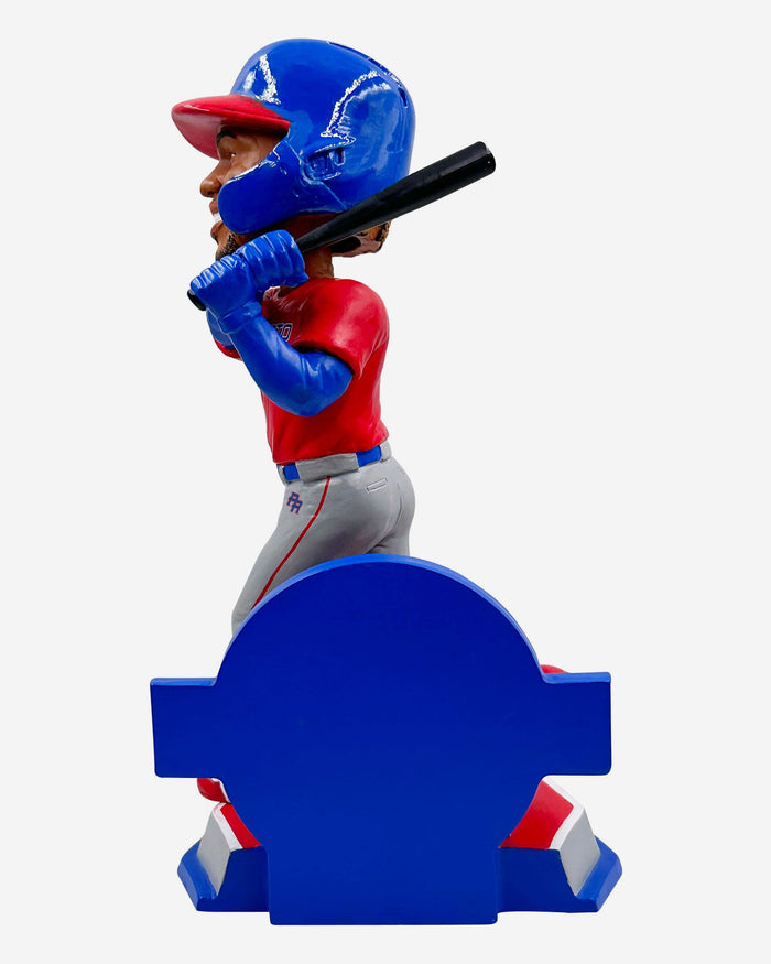 Francisco Lindor Puerto Rico 2023 World Baseball Classic Alternate Uniform Bobblehead FOCO - FOCO.com