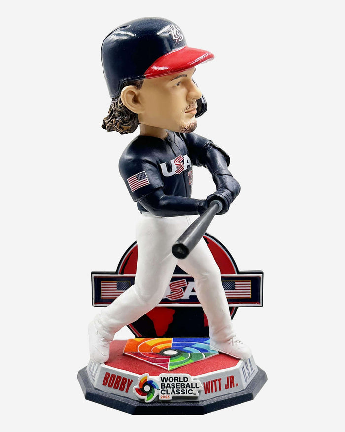 Bobby Witt Jr USA 2023 World Baseball Classic Alternate Uniform Bobblehead FOCO - FOCO.com