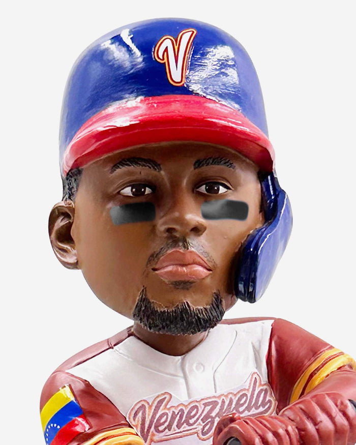 Ronald Acuna Jr Venezuela 2023 World Baseball Classic Alternate Uniform Bobblehead FOCO - FOCO.com