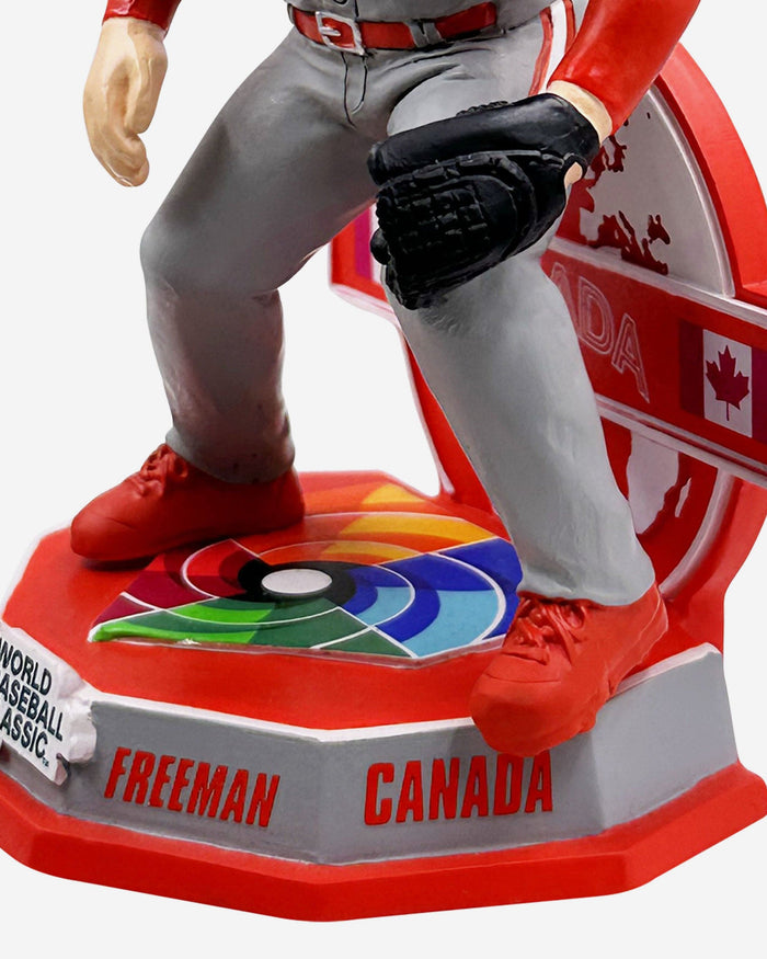 Freddie Freeman Canada 2023 World Baseball Classic Away Uniform Bobblehead FOCO - FOCO.com