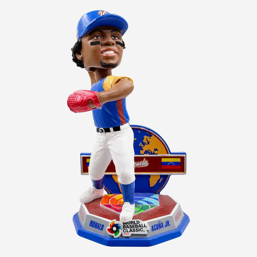 Ronald Acuna Jr Venezuela 2023 World Baseball Classic Away Uniform Bobblehead FOCO - FOCO.com