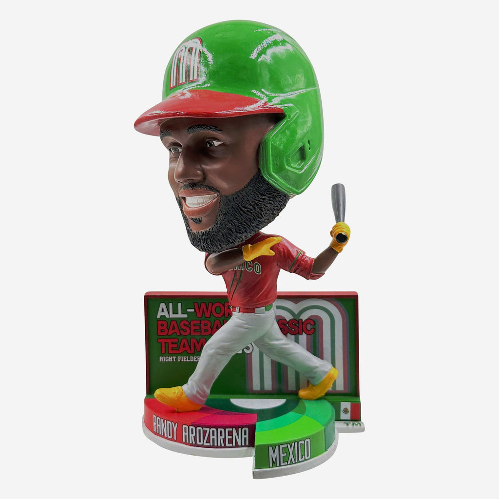 Randy Arozarena Mexico 2023 All World Baseball Classic Team Bighead Bobblehead FOCO - FOCO.com