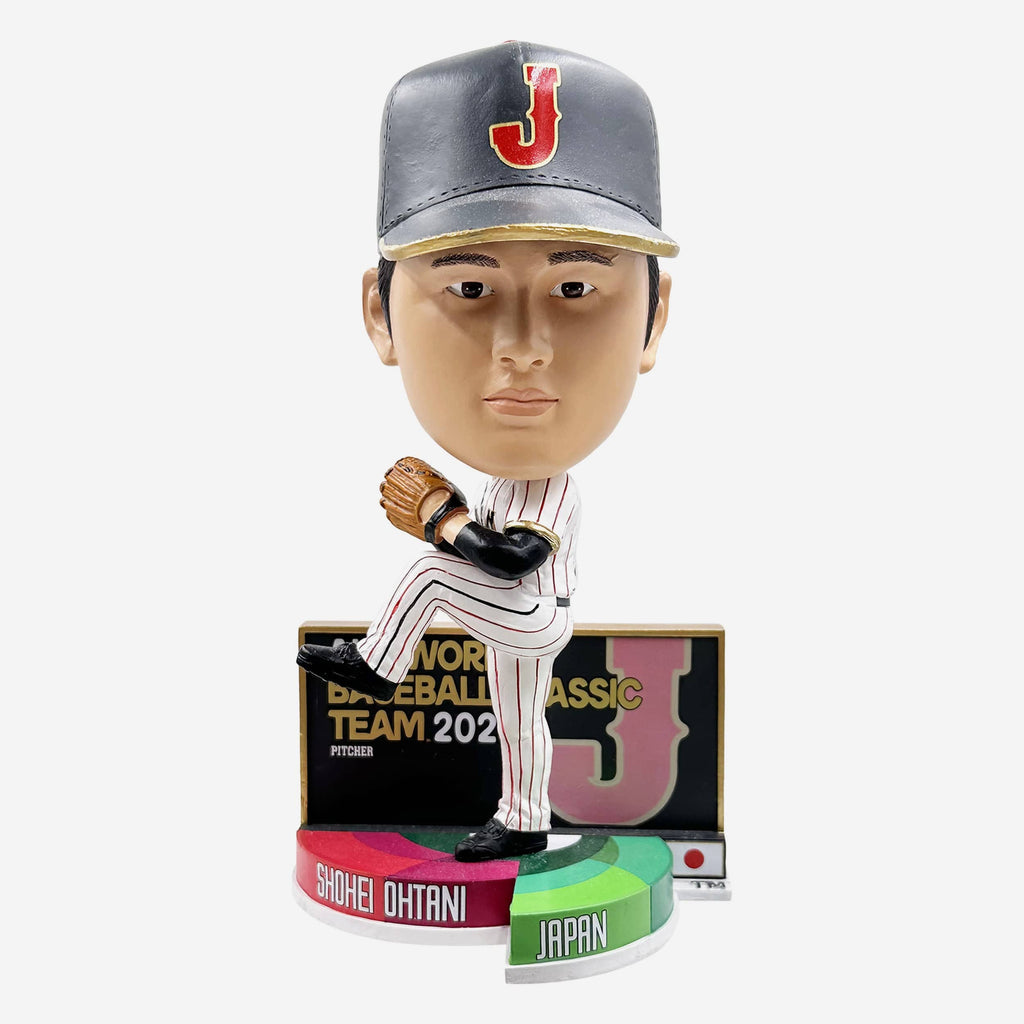 Shohei Ohtani Japan 2023 All World Baseball Classic Team Pitching Bighead Bobblehead FOCO - FOCO.com