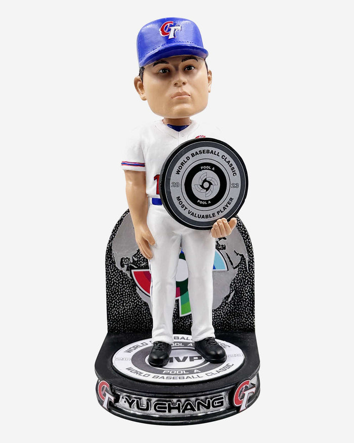 Yu Chang Chinese Taipei 2023 World Baseball Classic Pool A MVP Bobblehead FOCO - FOCO.com