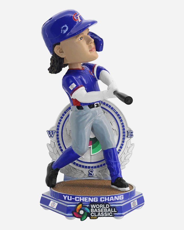 Yu Chang Chinese Taipei 2026 World Baseball Classic Away Uniform Bobblehead FOCO - FOCO.com