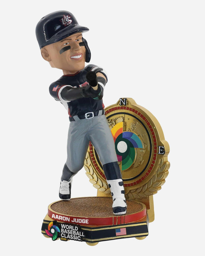 Aaron Judge USA 2026 World Baseball Classic Away Uniform Bobblehead FOCO - FOCO.com