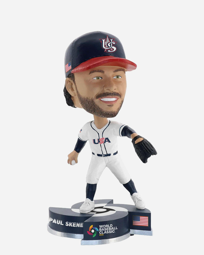Paul Skenes USA 2026 World Baseball Classic Medium Bighead Bobblehead FOCO - FOCO.com