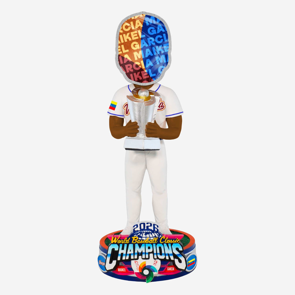 Maikel Garcia Venezuela 2026 World Baseball Classic Champions Bobblehead FOCO - FOCO.com