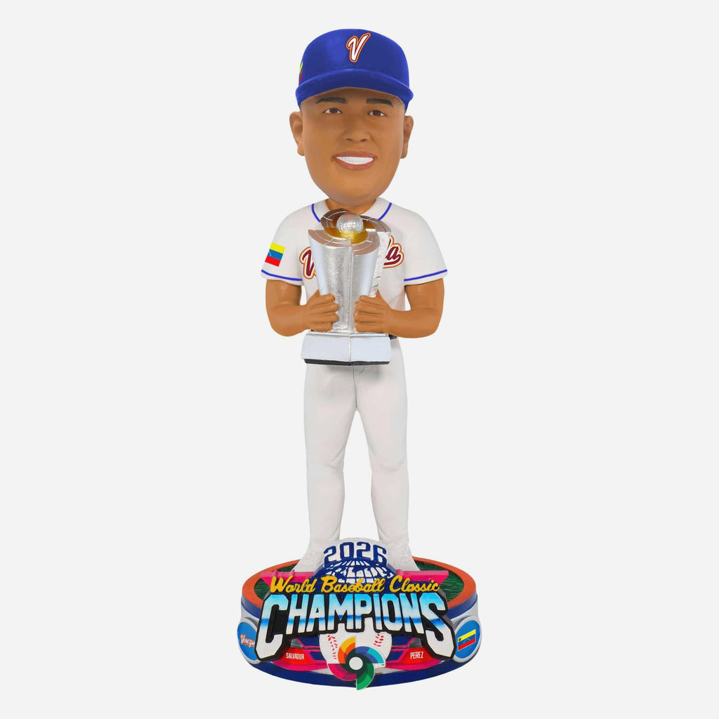 Salvador Perez Venezuela 2026 World Baseball Classic Champions Bobblehead FOCO - FOCO.com
