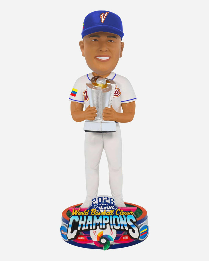 Salvador Perez Venezuela 2026 World Baseball Classic Champions Bobblehead FOCO - FOCO.com