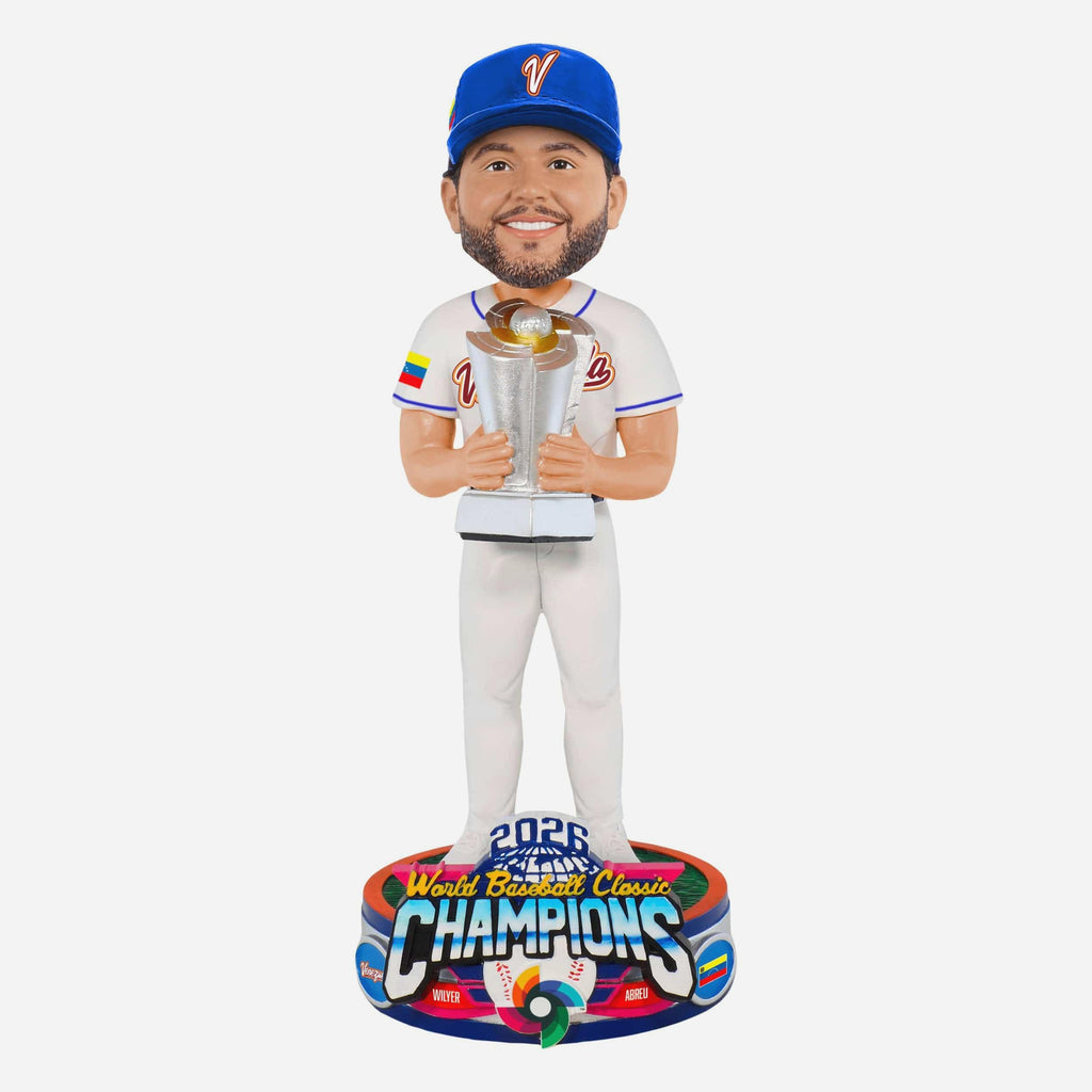 Wilyer Abreu Venezuela 2026 World Baseball Classic Champions Bobblehead FOCO - FOCO.com