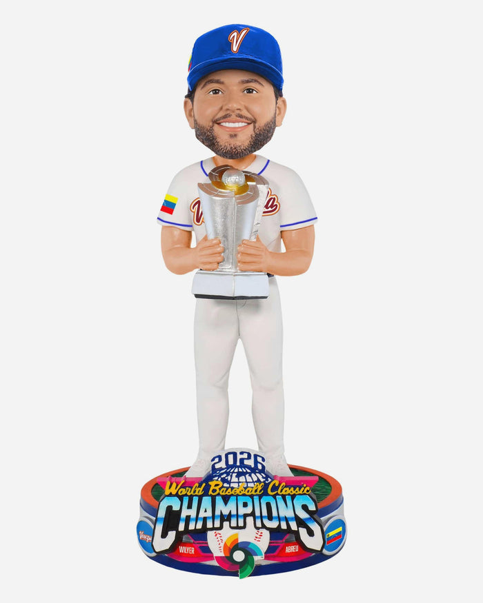 Wilyer Abreu Venezuela 2026 World Baseball Classic Champions Bobblehead FOCO - FOCO.com