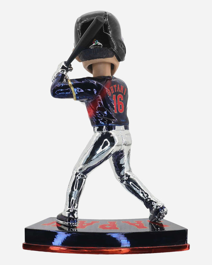 Shohei Ohtani Japan 2026 World Baseball Classic Electroplated Edition Bobblehead FOCO - FOCO.com