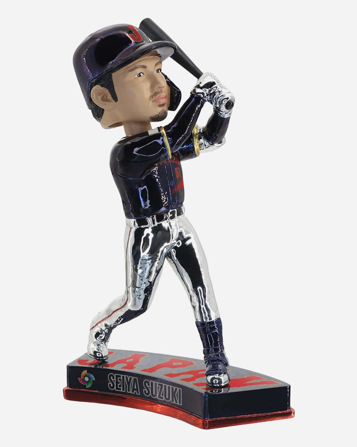 Seiya Suzuki Japan 2026 World Baseball Classic Electroplated Edition Bobblehead FOCO - FOCO.com