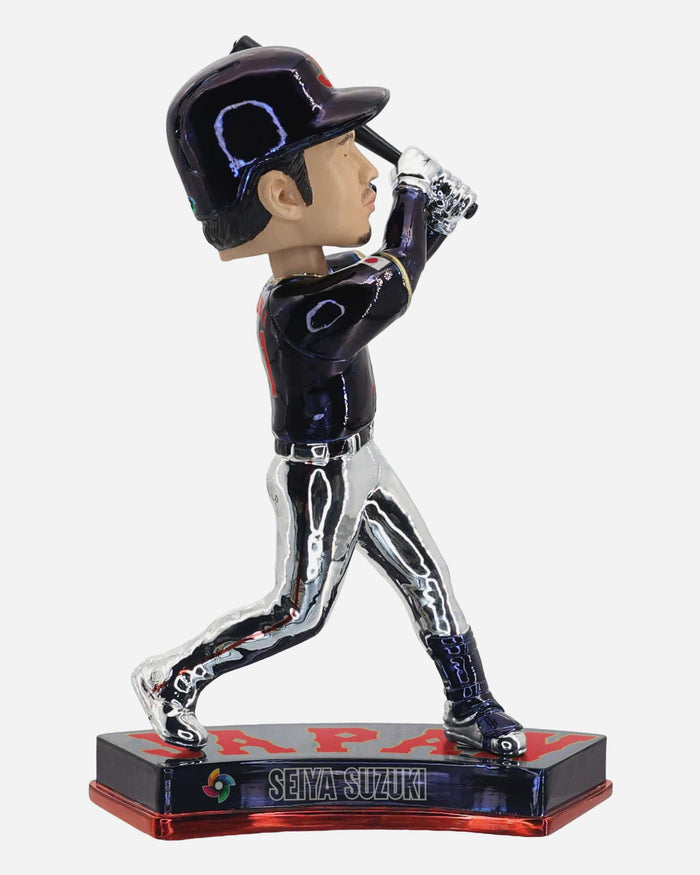 Seiya Suzuki Japan 2026 World Baseball Classic Electroplated Edition Bobblehead FOCO - FOCO.com