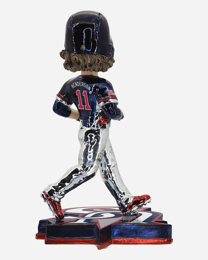Gunnar Henderson USA 2026 World Baseball Classic Electroplated Edition Bobblehead FOCO - FOCO.com