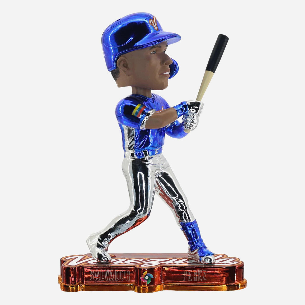 Salvador Perez Venezuela 2026 World Baseball Classic Electroplated Edition Bobblehead FOCO - FOCO.com