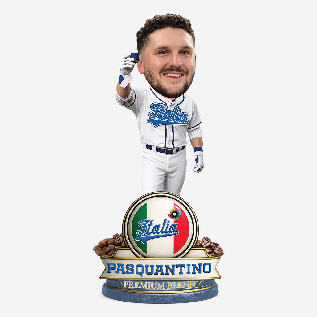Vinnie Pasquantino Italy 2026 World Baseball Classic Espresso Bobblehead FOCO - FOCO.com