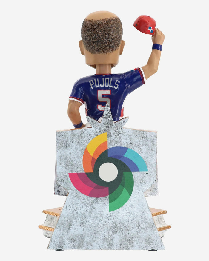 Albert Pujols Dominican Republic 2026 World Baseball Classic Flag Bobblehead FOCO - FOCO.com
