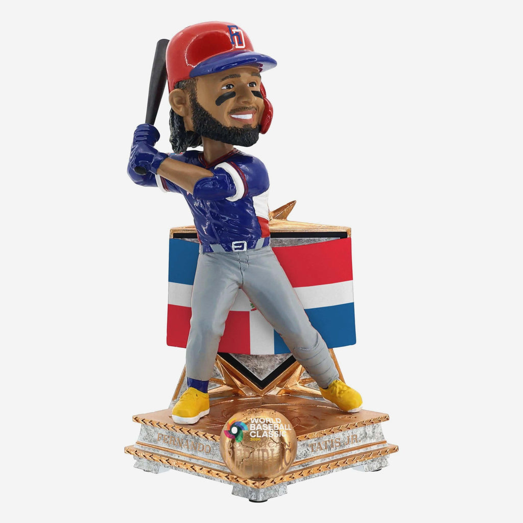 Fernando Tatis Jr Dominican Republic 2026 World Baseball Classic Flag Bobblehead FOCO - FOCO.com