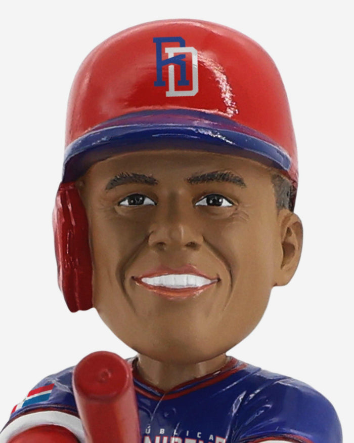 Juan Soto Dominican Republic 2026 World Baseball Classic Flag Bobblehead FOCO - FOCO.com