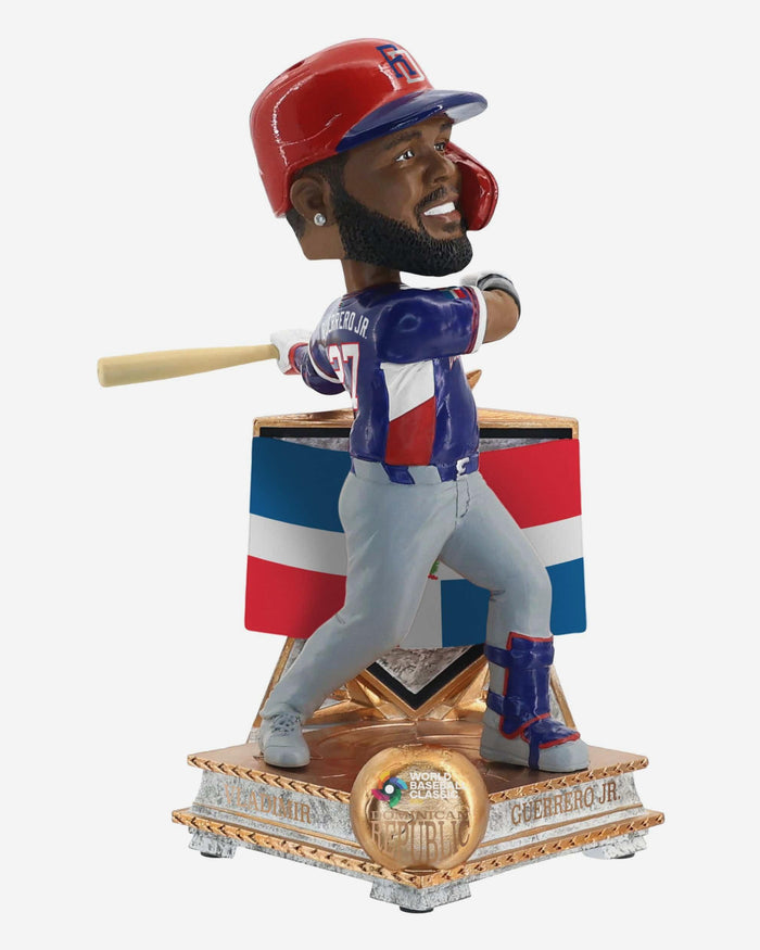 Vladimir Guerrero Jr Dominican Republic 2026 World Baseball Classic Flag Bobblehead FOCO - FOCO.com