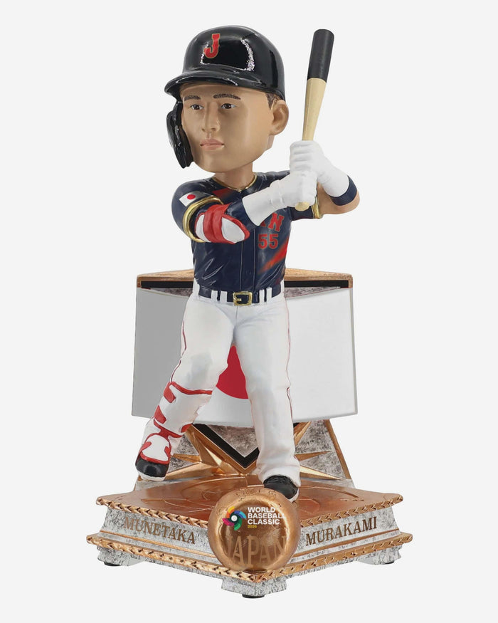Munetaka Murakami Japan 2026 World Baseball Classic Flag Bobblehead FOCO - FOCO.com
