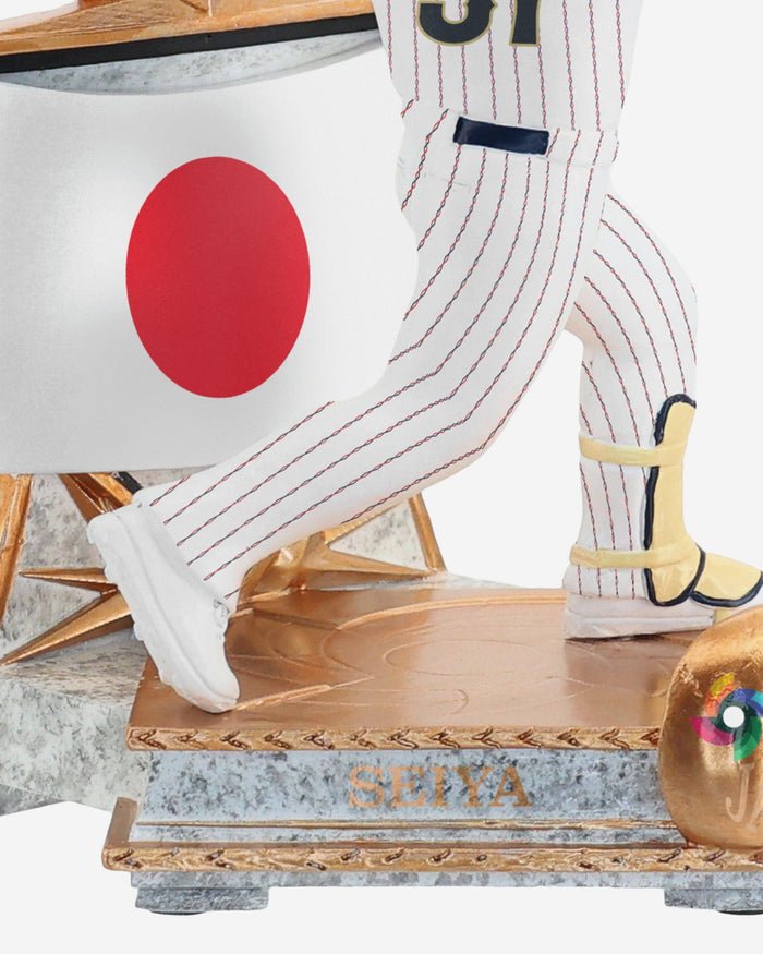 Seiya Suzuki Japan 2026 World Baseball Classic Flag Bobblehead FOCO - FOCO.com