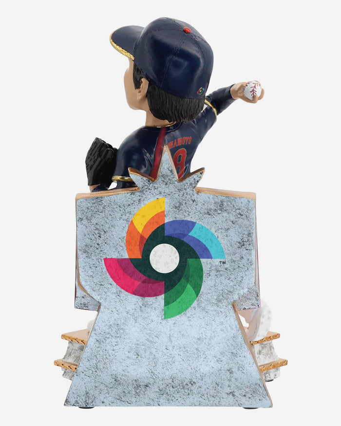 Yoshinobu Yamamoto Japan 2026 World Baseball Classic Flag Bobblehead FOCO - FOCO.com