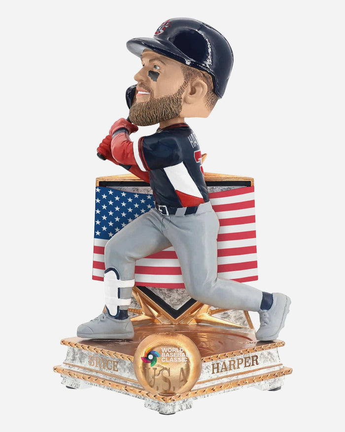 Bryce Harper USA 2026 World Baseball Classic Flag Bobblehead FOCO - FOCO.com