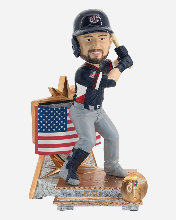 Cal Raleigh USA 2026 World Baseball Classic Flag Bobblehead FOCO - FOCO.com