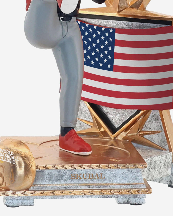 Tarik Skubal USA 2026 World Baseball Classic Flag Bobblehead FOCO - FOCO.com