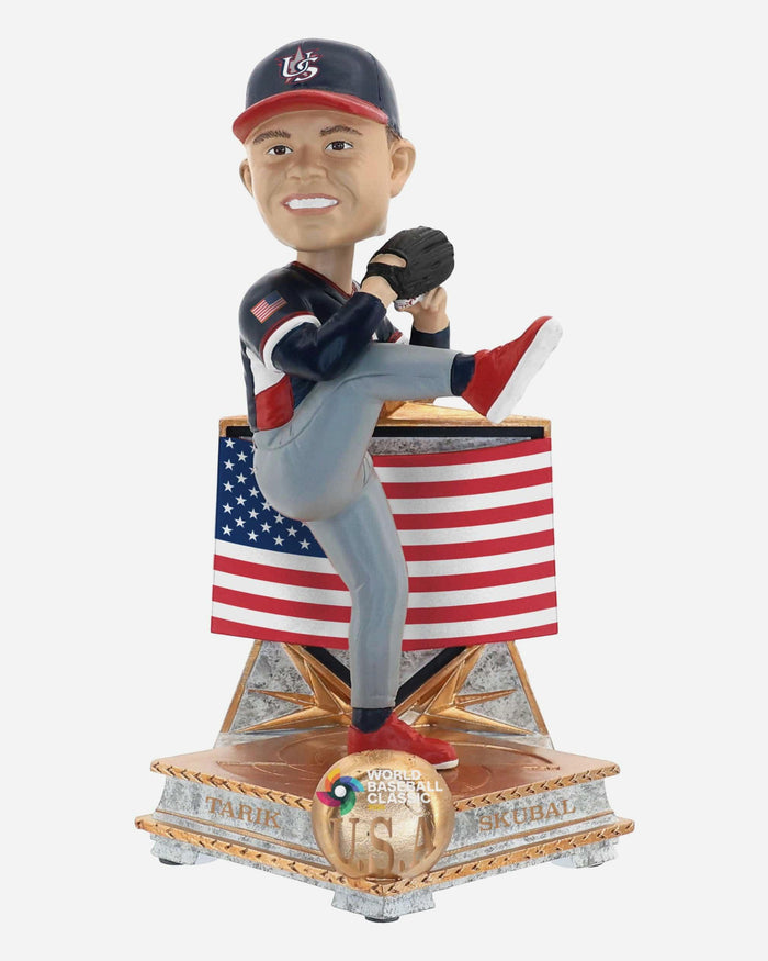 Tarik Skubal USA 2026 World Baseball Classic Flag Bobblehead FOCO - FOCO.com