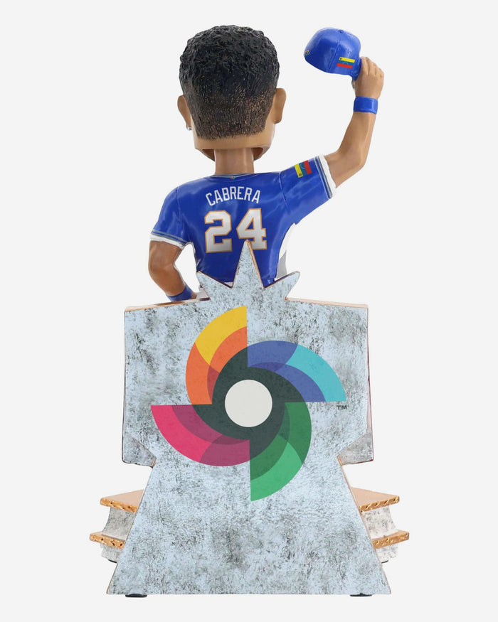Miguel Cabrera Venezuela 2026 World Baseball Classic Flag Bobblehead FOCO - FOCO.com