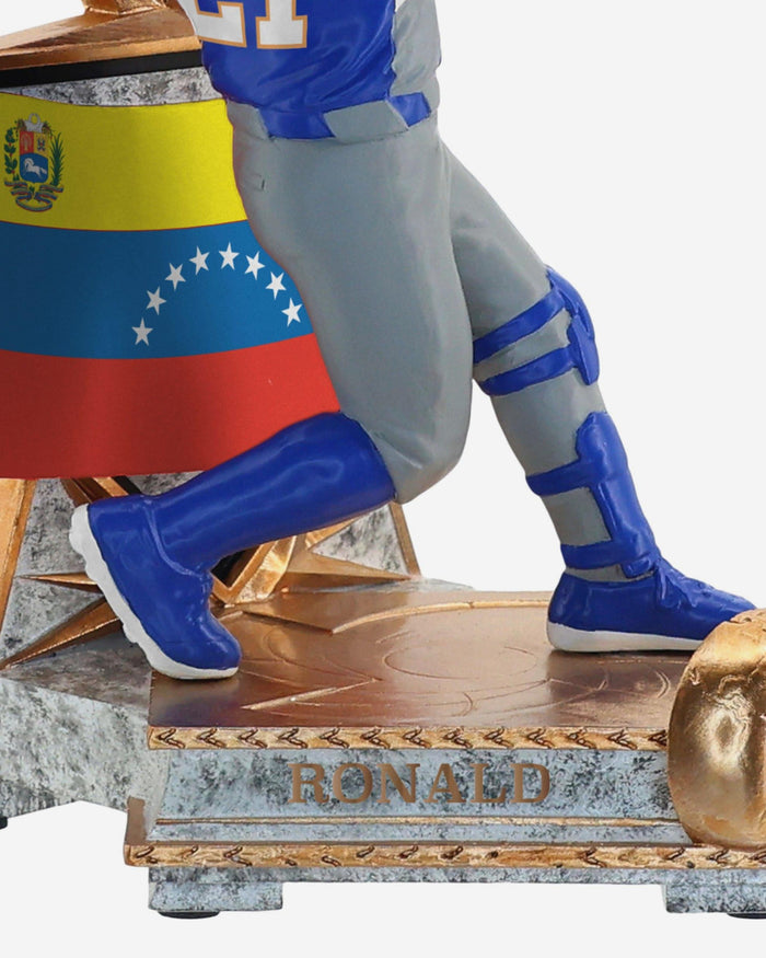 Ronald Acuna Jr Venezuela 2026 World Baseball Classic Flag Bobblehead FOCO - FOCO.com