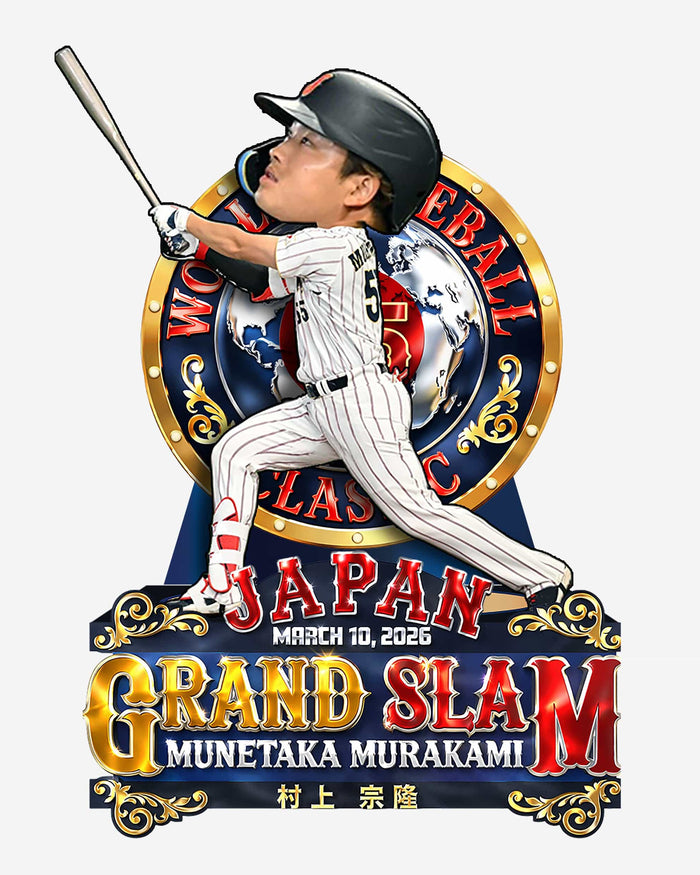 Munetaka Murakami Japan 2026 World Baseball Classic Grand Slam Bobblehead FOCO - FOCO.com