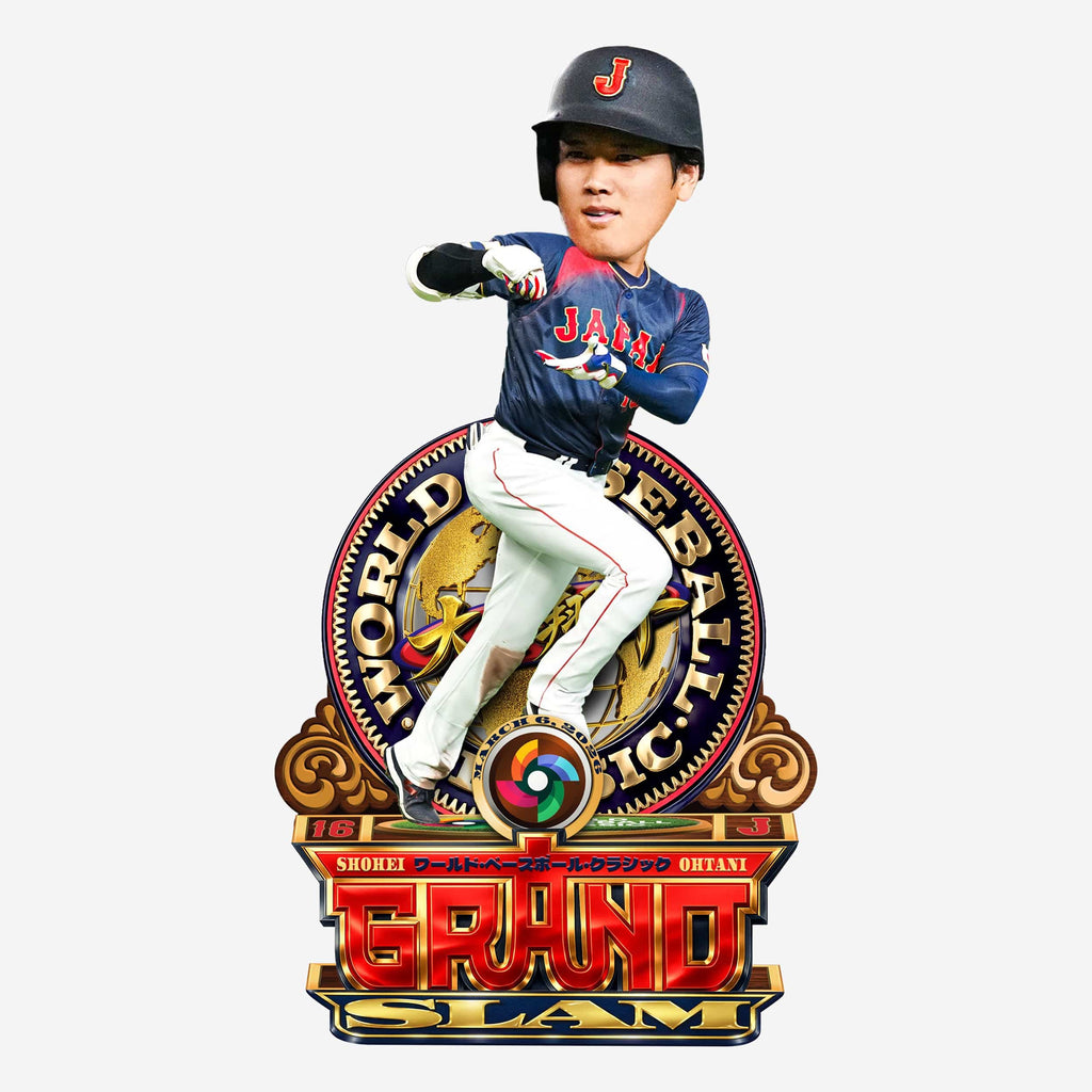 Shohei Ohtani Japan 2026 World Baseball Classic Grand Slam Home Run Celebration Bobblehead FOCO - FOCO.com