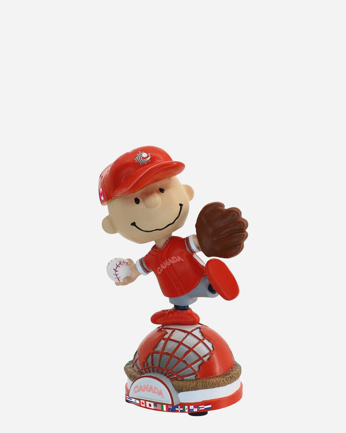 Canada Charlie Brown Peanuts 2026 World Baseball Classic Bobblehead FOCO - FOCO.com