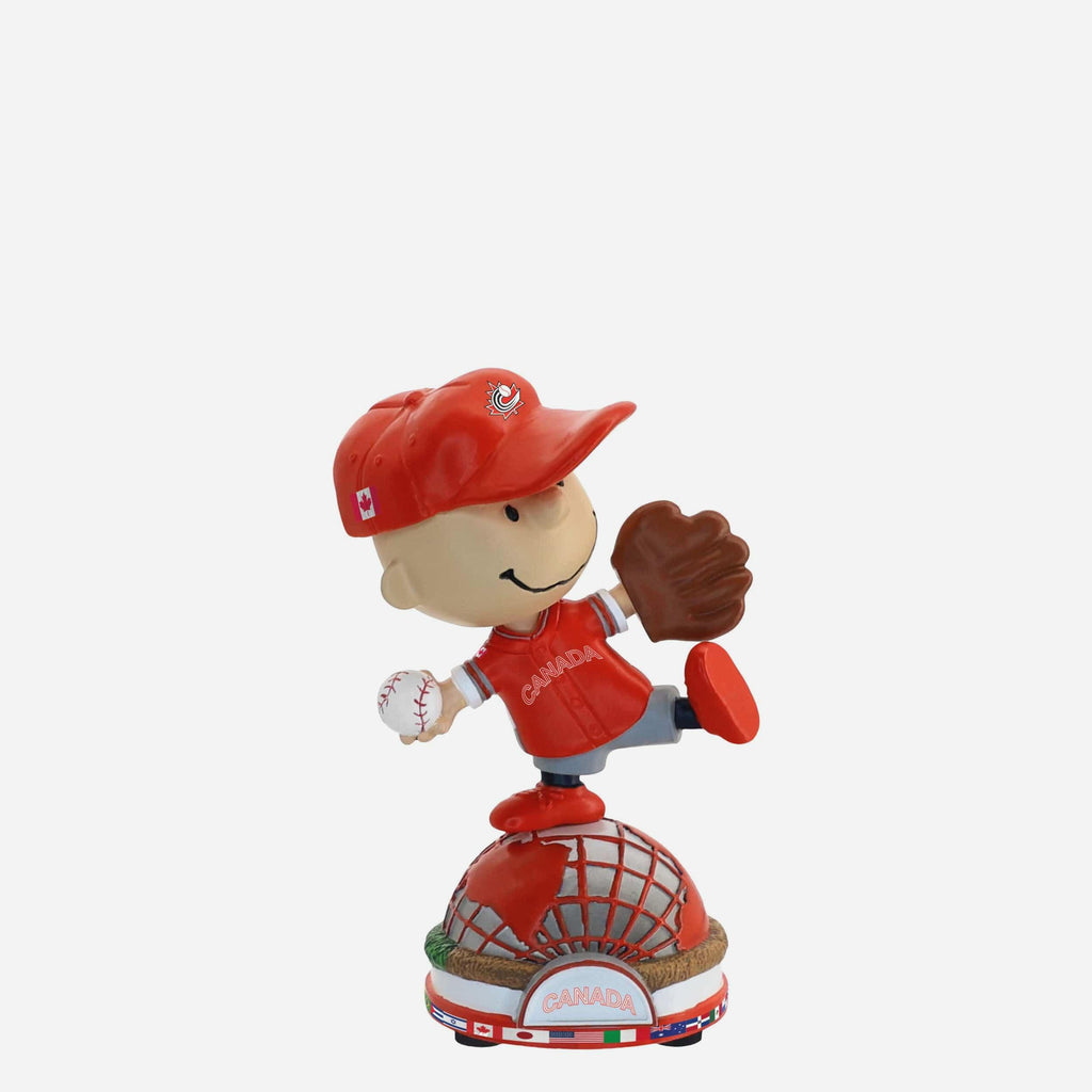 Canada Charlie Brown Peanuts 2026 World Baseball Classic Bobblehead FOCO - FOCO.com