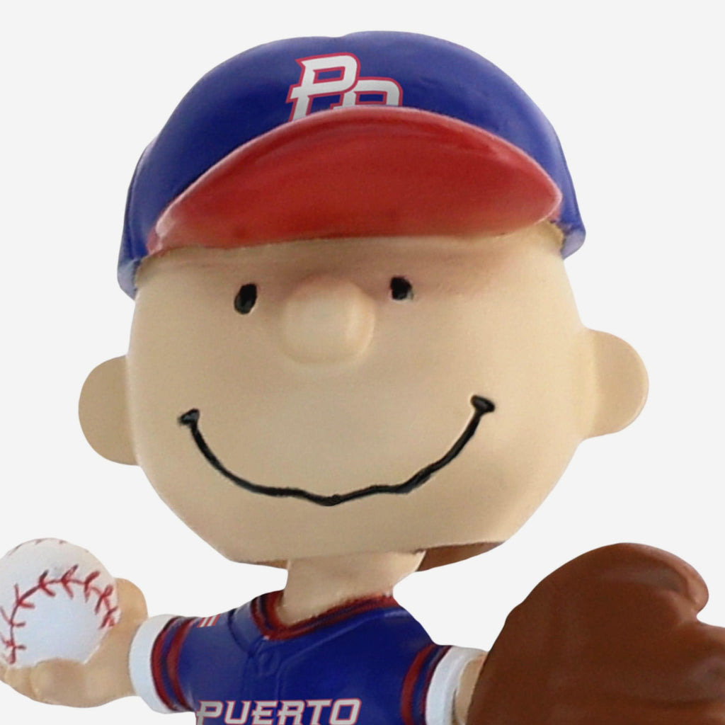 Puerto Rico Charlie Brown Peanuts 2026 World Baseball Classic Bobblehe FOCO