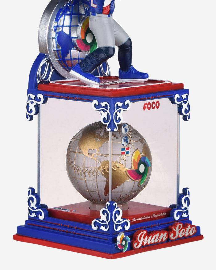 Juan Soto Dominican Republic 2026 World Baseball Classic Globe Case Bobblehead FOCO - FOCO.com