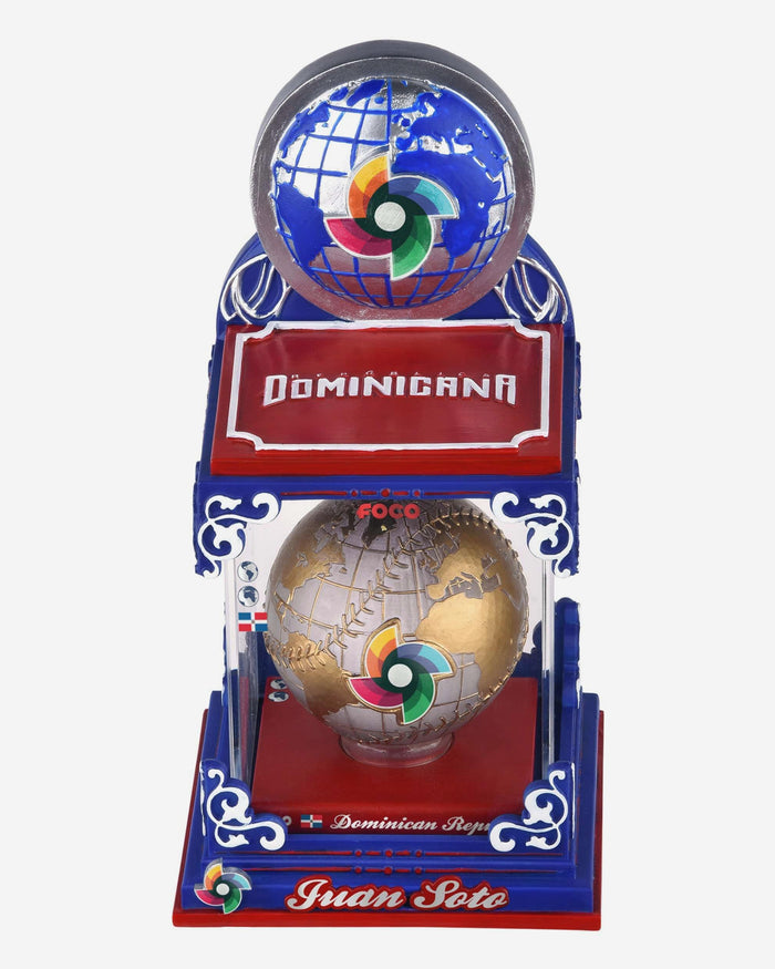 Juan Soto Dominican Republic 2026 World Baseball Classic Globe Case Bobblehead FOCO - FOCO.com