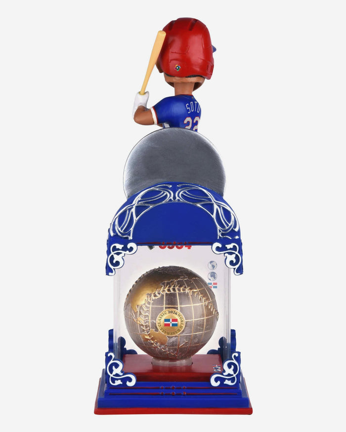 Juan Soto Dominican Republic 2026 World Baseball Classic Globe Case Bobblehead FOCO - FOCO.com